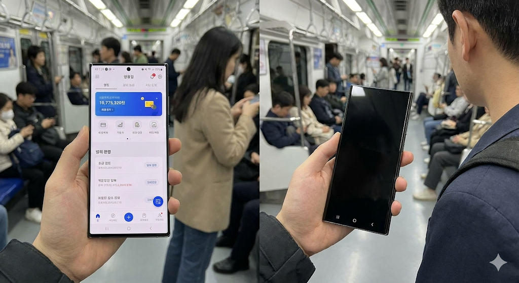 갤럭시 S26 울트라 프라이빗 디스플레이