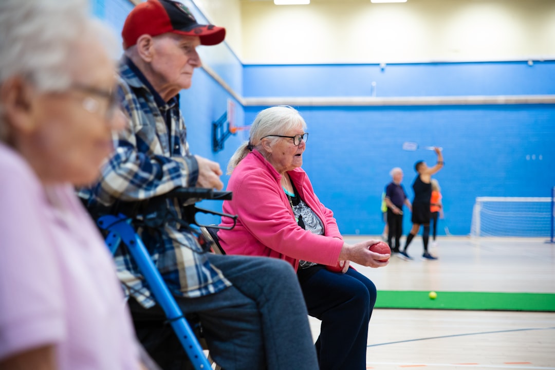 senior group balance class community center, fall prevention program older adults