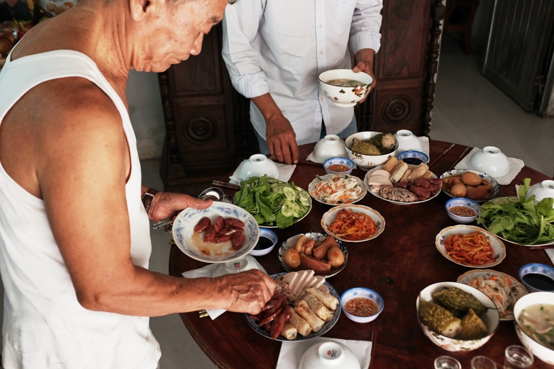 elderly person healthy meal protein foods vegetables