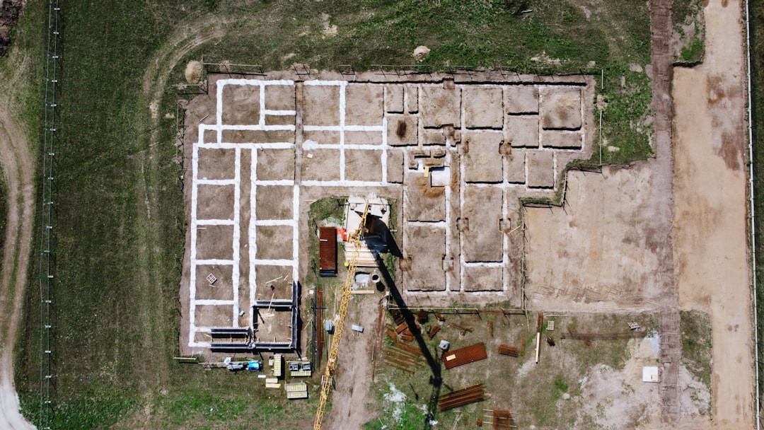 small modular reactor construction site aerial view 2026