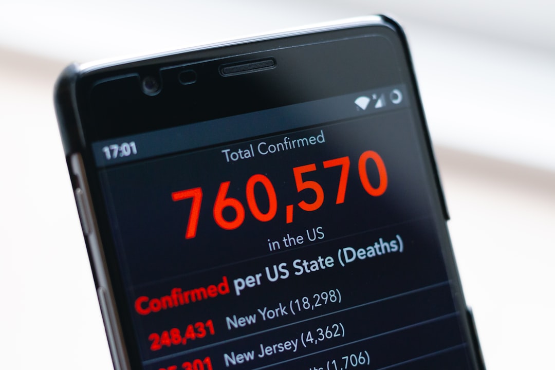 Korean investor buying US stock ETF on smartphone brokerage app