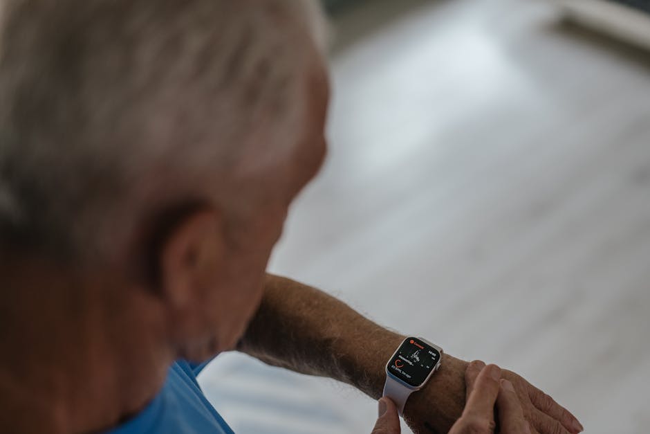 elderly health monitoring wearable technology 2026, senior fitness smart device