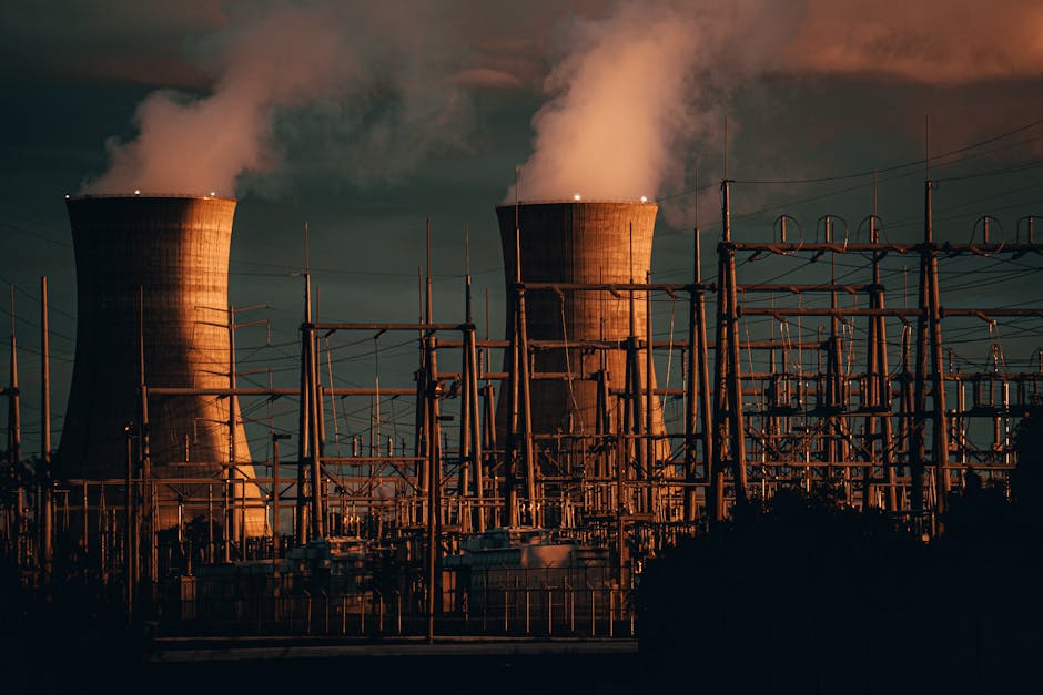AI data center GPU cluster power infrastructure, nuclear SMR energy grid